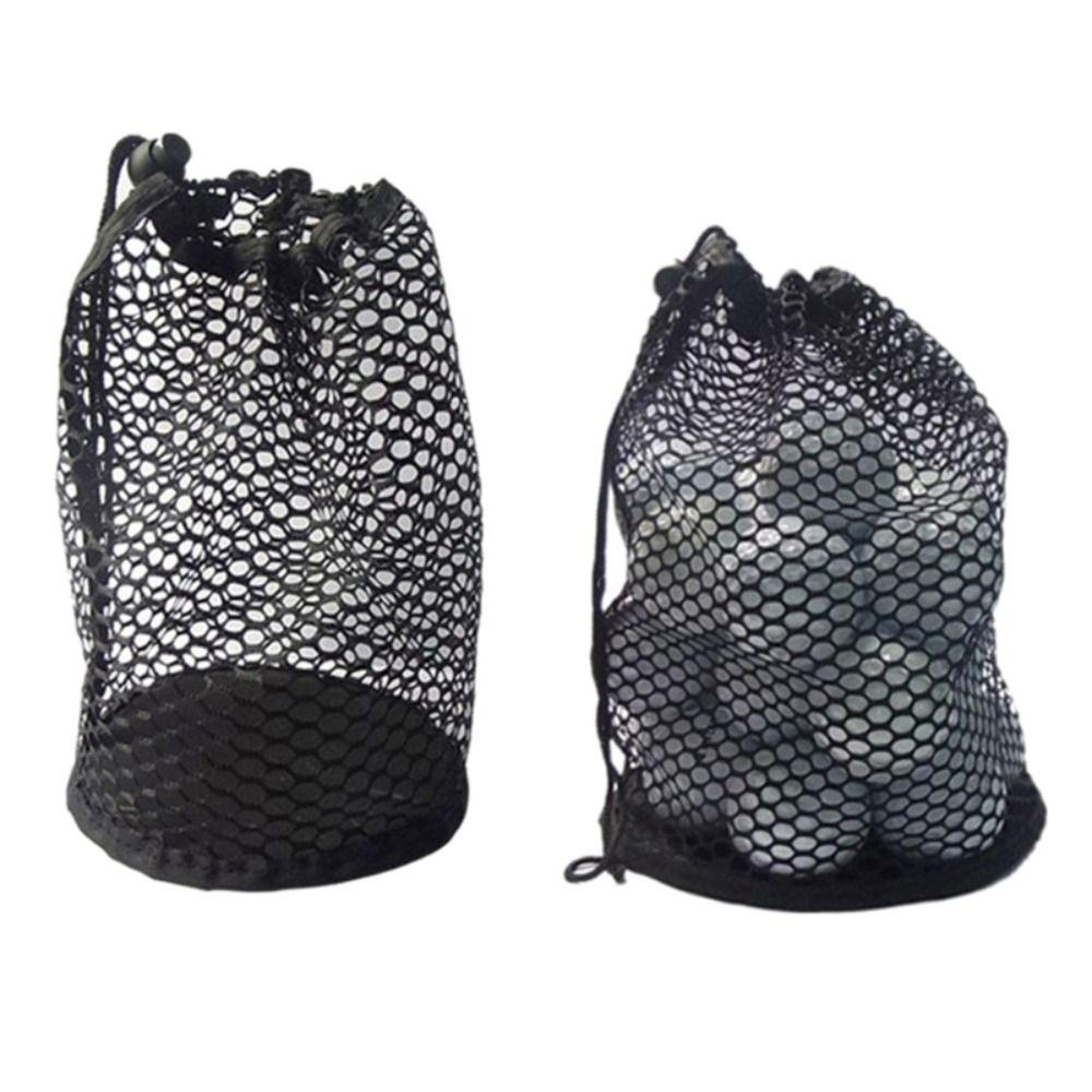 Mesh Golf Mesh Net Bag Nylon Golf Drawstring Pouch Golf Storage Bag Golf Training