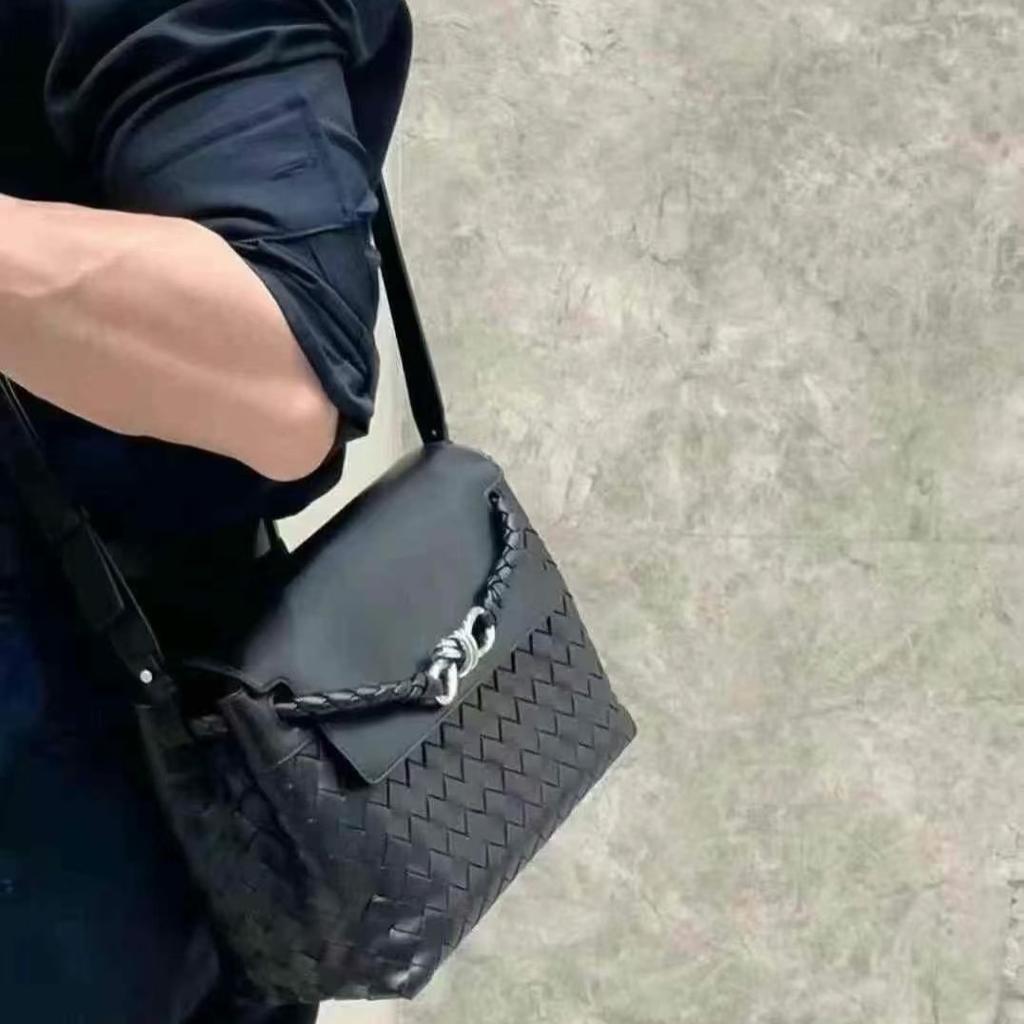 New fashion leather woven bag women's commuter versatile briefcase versatile bag