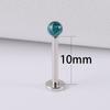 1PC 361L Surgical Steel Opal Ball Lip Stud Internally Threaded 3mm Opal Labret Ear Tragus Cartilage Helix Daith Earring Piercing 4