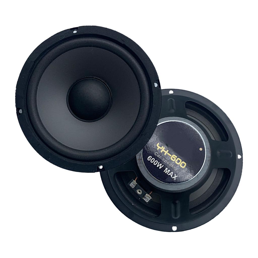 2PCS Coaxial Speakers 6.5in Universal Audio Stereo Music High Sensitivity Speaker 600W