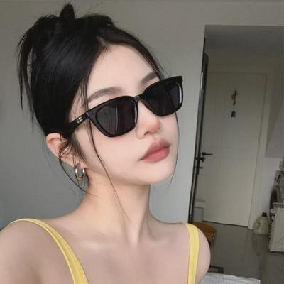 2024 Korean Small Square GM Sunglasses: Women's High-End UV Protection for Round Faces