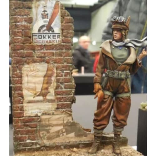 SKY Diorama Brick Concrete Block Paper House Plastic Model Castle Miniature Kit Wood (1/35, 250 Piece Set)