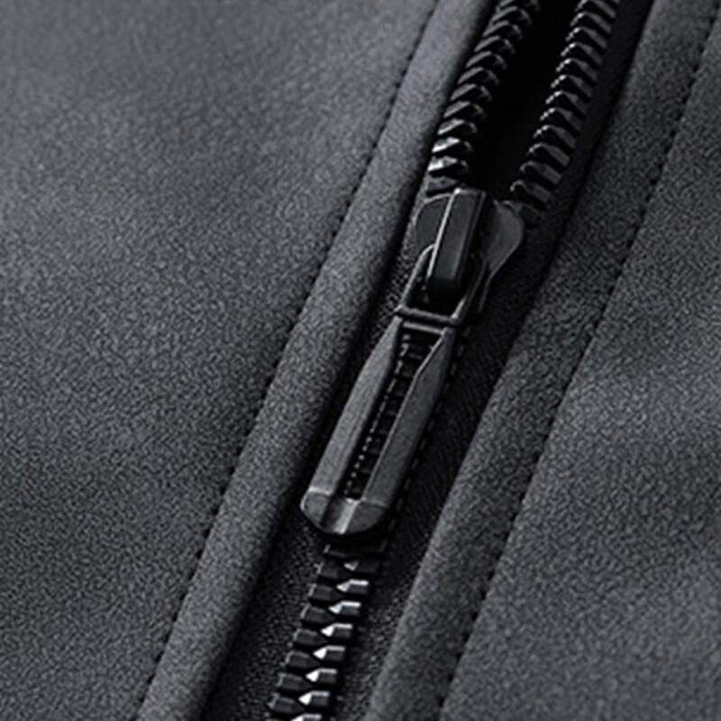 ROMON Men's Business Casual PU Leather Jacket