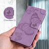 For iPhone 17 Pro Max Wallet Case Floral Butterfly Imprinted Leather Phone Cover Stand