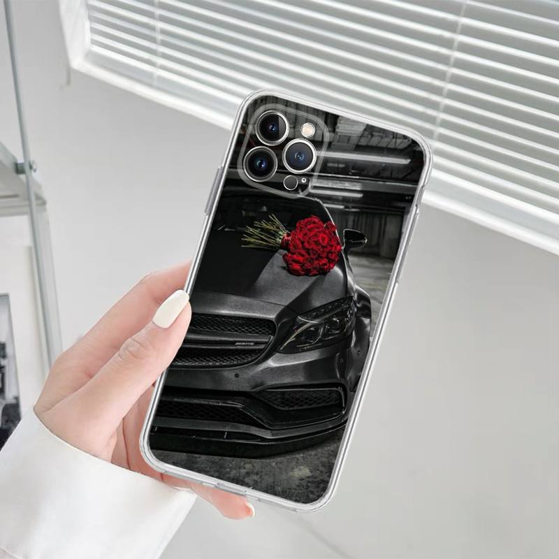 Blue Red- Sport Car Phone Case Silicone Soft for Iphone 14 13 12 11 Pro Mini XS MAX 8 7 6 Plus X XS XR Cover