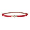 Trendy Koreaanse Stijl Echt Lederen Riem voor Dames - Modieus en Veelzijdig voor Jurken, Rokken en Broeken
