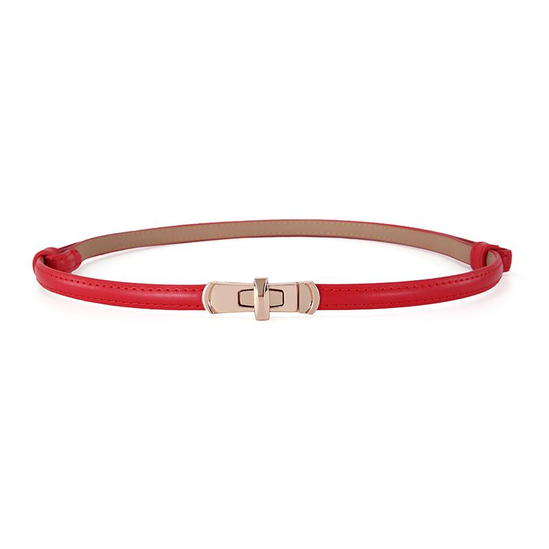 Trendy Koreaanse Stijl Echt Lederen Riem voor Dames - Modieus en Veelzijdig voor Jurken, Rokken en Broeken