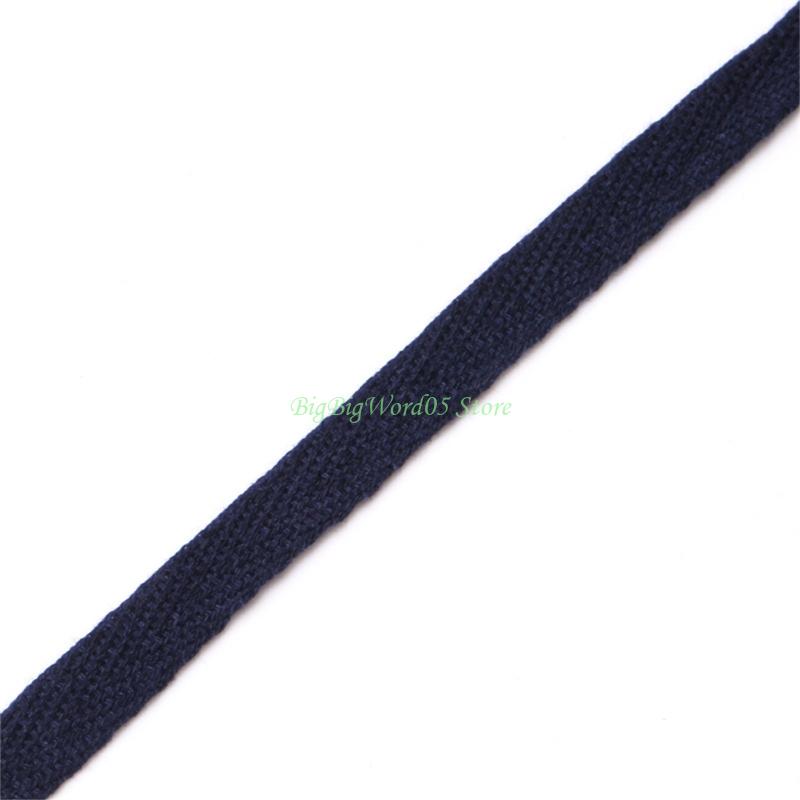 24TE Soft Cotton Bias Tape for DIY Garment Cuff Collar Hemming Sewing Craft Projects