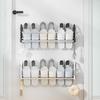 Nail Free and Hole Free Door Back Shoe Rack, Bathroom Slipper Rack, Simple Multi-layer Assembly, Wall Mounted Storage Rack