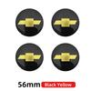 4 pezzi 56mm 60mm 65mm Tappo Coprimozzo Ruota Auto 3D Per Chevrolet Emblema Logo Adesivo Coprimozzo Accessori Styling Auto