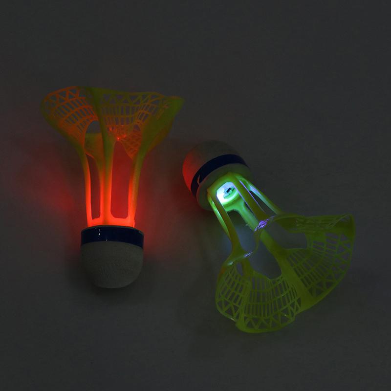 6/12Pcs Led Light-Up Badminton Balls Colorful Led Foamed Sport Badminton Shuttlecocks Children Luminous Badmintons Supplies