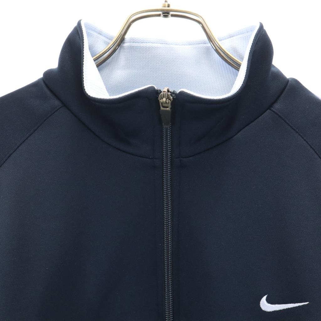 Nike Track Jacket L Navy Jersey Women Used