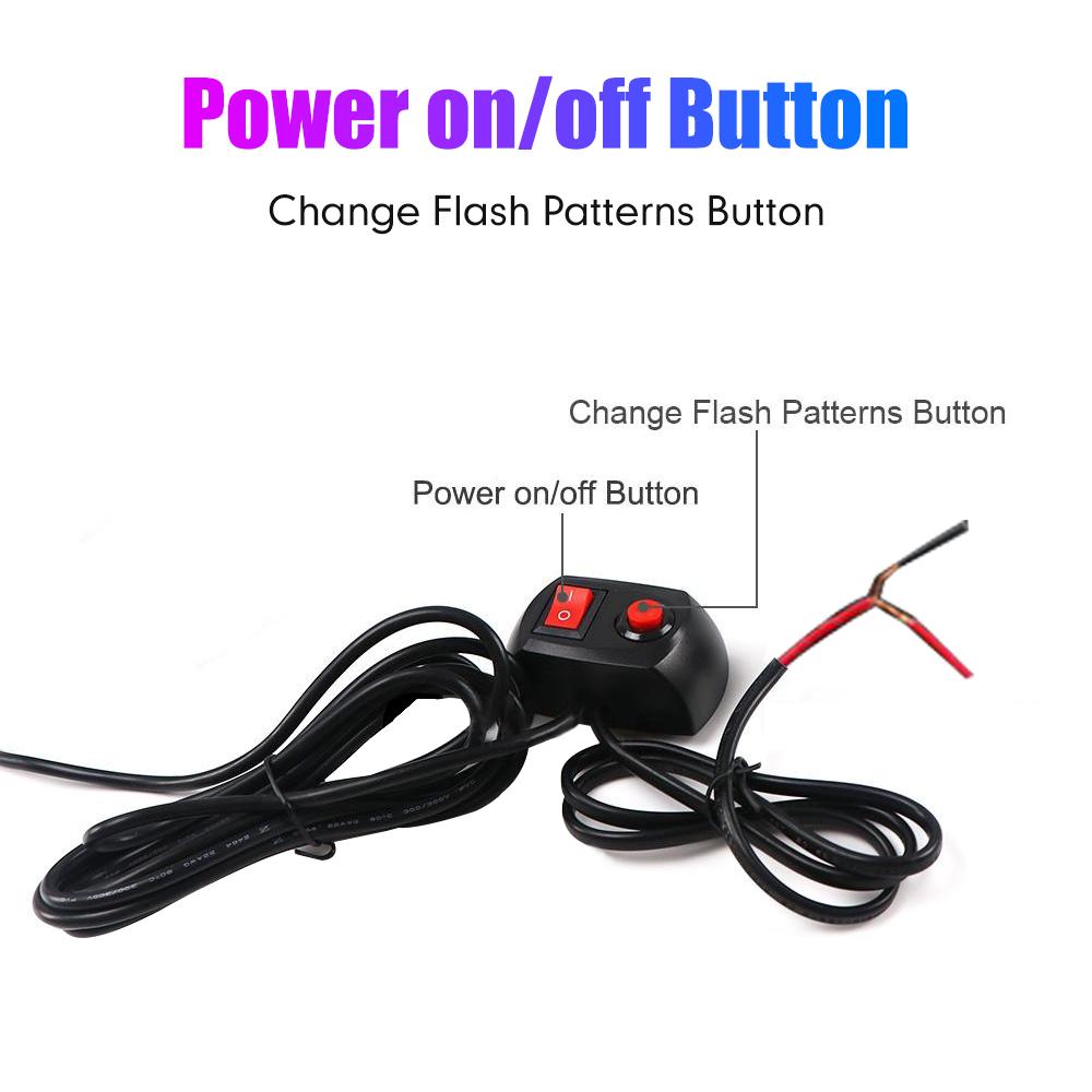 High Power LED strobe light car warning flashlight led light bar high quality LED Light KF-L3033
