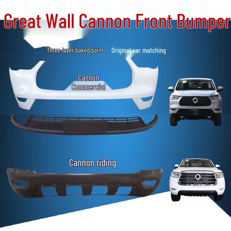 Great Wall Pao Front Bumper Painted Body Kit with Anti-collision Guard for Commercial Passenger Version