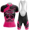 Dames Wielerhirtenset Zomer Ademend Korte Mouw Mountainbike Kleding Zomer Anti-UV Dames Roze Wielerkleding