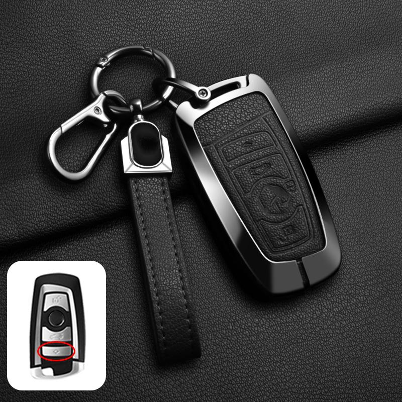 Goat Leather Zinc Alloy Car Key Case For Bmw X1 X3 X4 X5 1 3 5 7 Series F10 F15 F16 F20 F30 F10 F25 M3 M4 M5 Car Remote Key Case