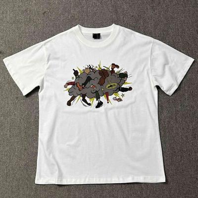 Fashion 2024 Summer Men Women Streetwear T-shirt Luxury Brand Short Sleeve Tshirt Clothes Designer Tee Hip Hop Tops Y2k T Shirt