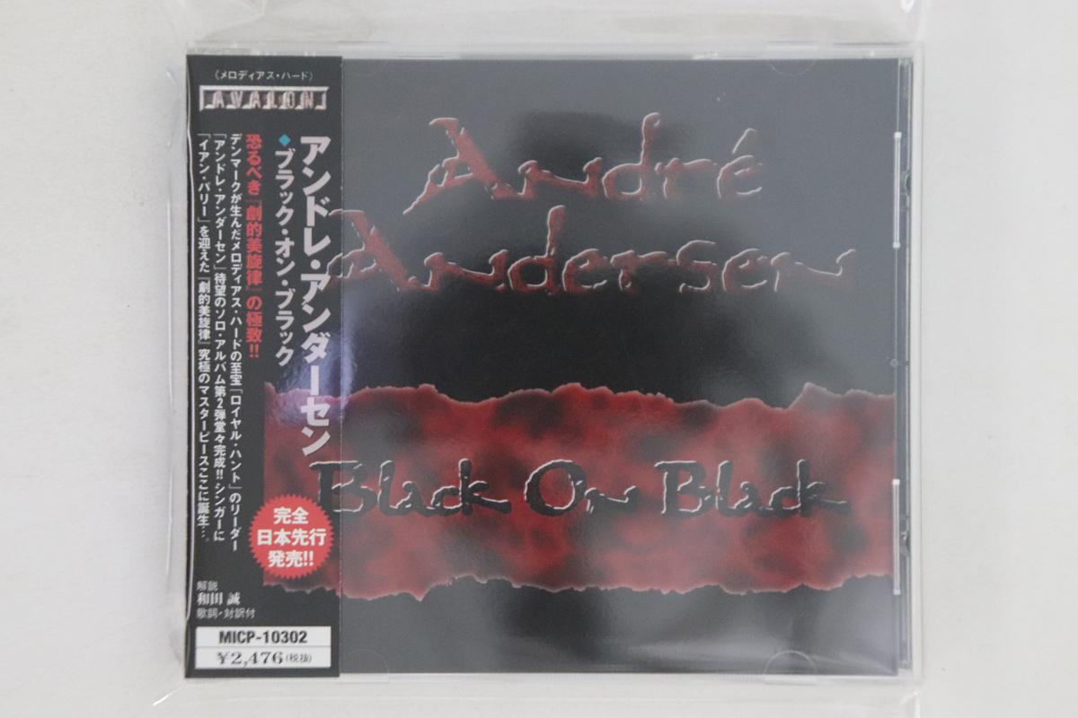 

CD ANDRE ANDERSEN - Black On Black MICP10302PROMO AVALON 2002 Japan Obi Rock Used