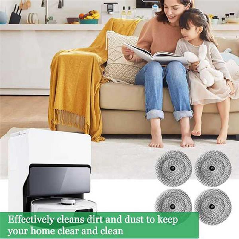 A65T-For Roborock S8 Maxv Ultra G20s Robot Main Side Brush Hepa Filter Mop Replacement Vacuums Cleaner Spare Part Accessories