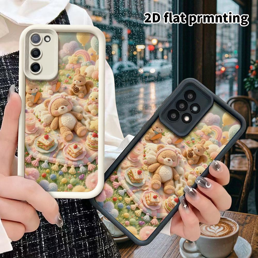 Phone Case: 2D flat, fits Samsung Galaxy A34 A35 M05 M06 S20 S22 S21 FE Plus 5G protective case, perfect for spring picnics, Christmas and Halloween, 