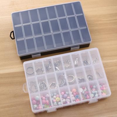 24 Compartments Clear Plastic Storage Box
