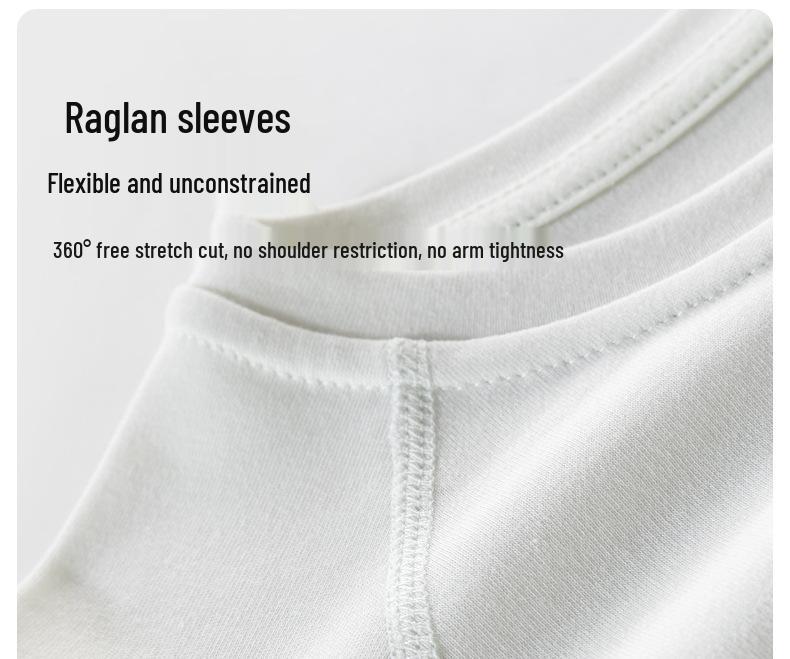 Infant Round Neck Long Sleeve Base Layer for Spring and Autumn