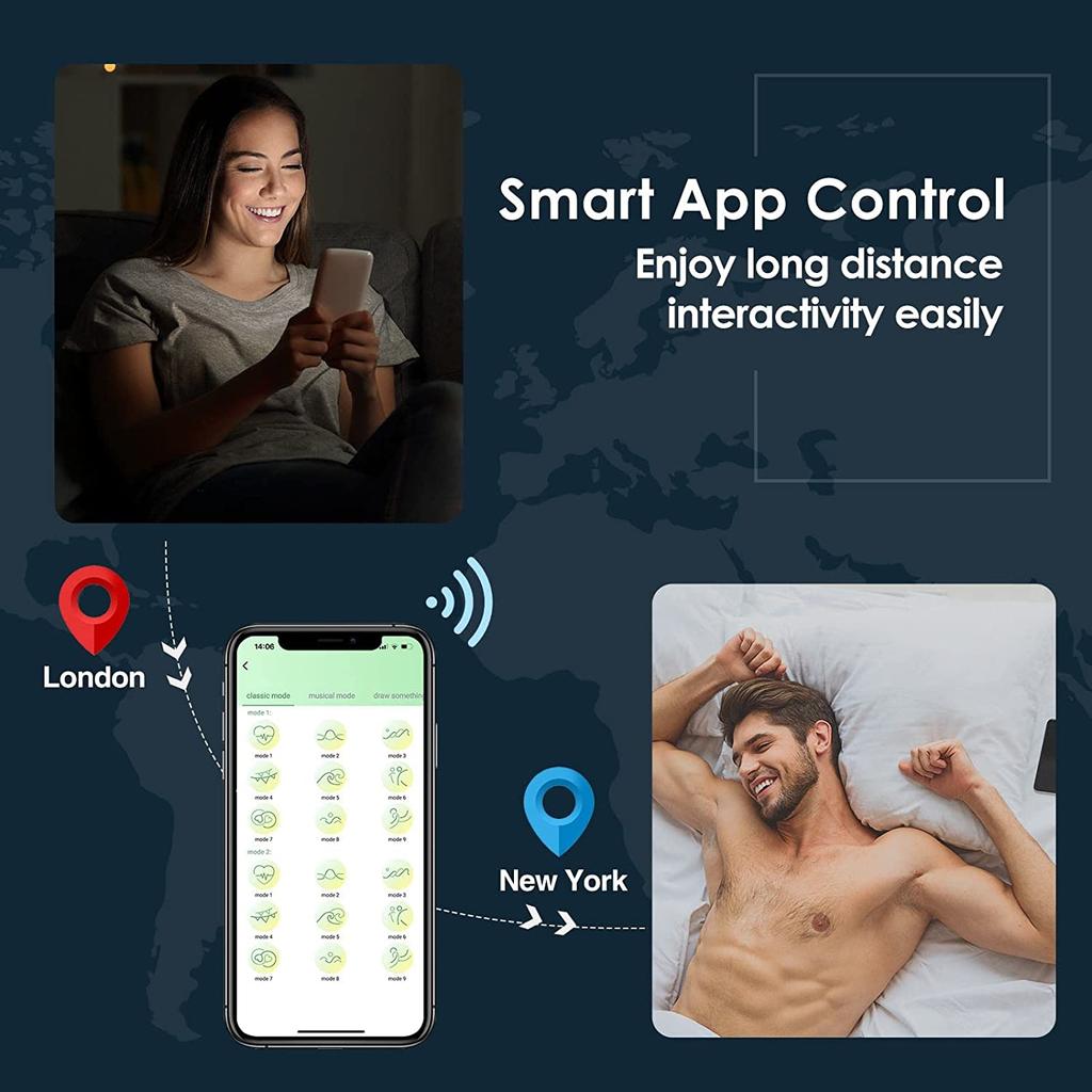 HESEKS Penis Training Vibrator with APP Control Male Masturbator Sex Toys Glans Trainer Cock Ring For