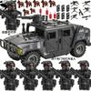 Neue Bausteine, Spezialeinheiten, MOC Militärbausteine, Mini-Humanoide mit Polizei-Bewaffnung, DIY-Zubehör