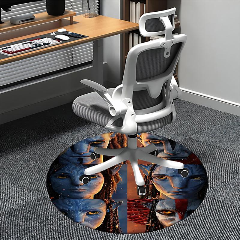 

Avatar Inspired Chair Mat Round Carpet for Home Decor, Office Use, Living Room, Bedroom, Gift Idea0151b 80cm by 80cm