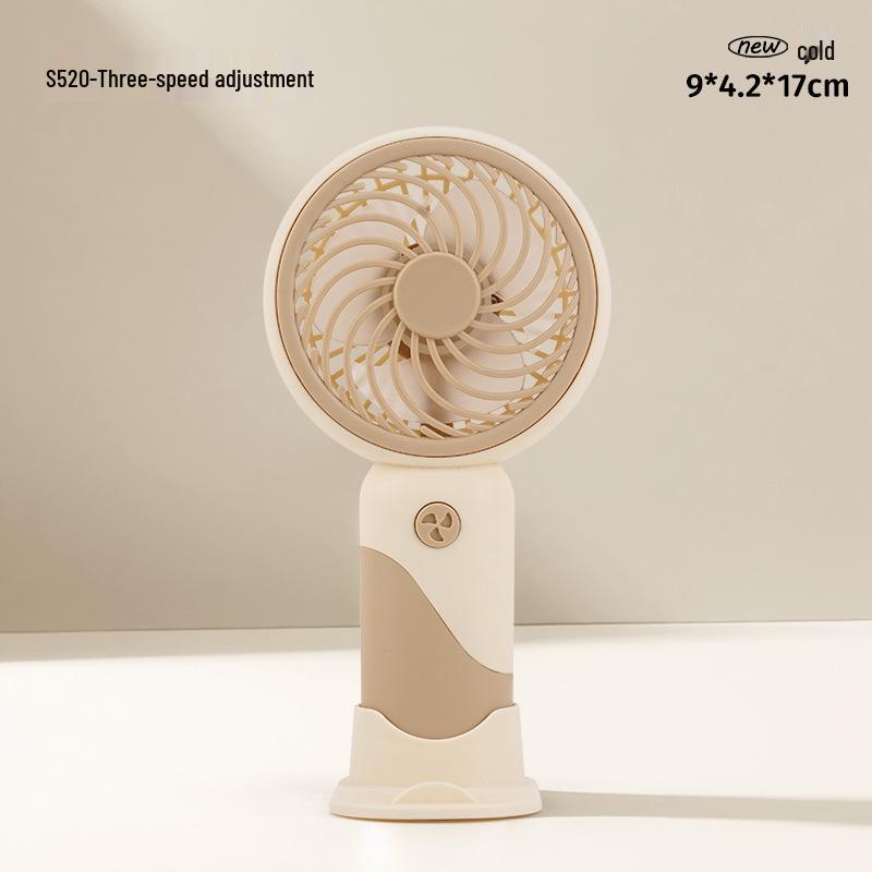 Rechargeable Mini USB Desk Fan: Portable, Strong Wind Handheld Electric Fan
