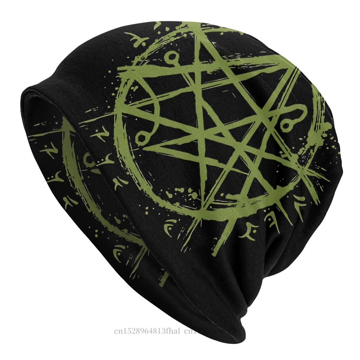 

Necronomicon Sigil Lovecraft символ оккультный капот Homme уличная шляпа Ктулху Mythos Skullies шапочки шапки для унисекс женские шапки