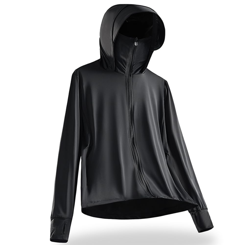Rashguard for Men and UV Protection Cool to the Summer Long Sun Protection Body Coverage [HOTIAN] Women, Hoodie, Touch, Rashguard, Sleeve, Hooded,