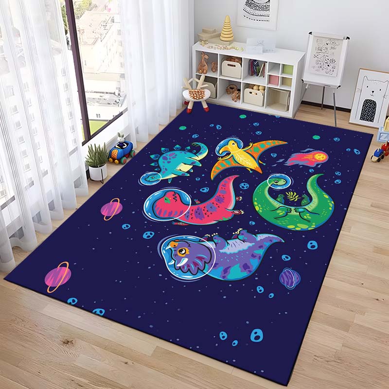15 Size Cartoon Dinosaur Space Cute Dino Children Area Rug,Carpet for Living Room Bedroom Sofa Doormat Decoration Floor Mat Cool