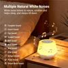 Night Light White Noise Light Sleep Monitor Light Multicolor Night Light Intelligent Charging Timed for Bedroom Decoration
