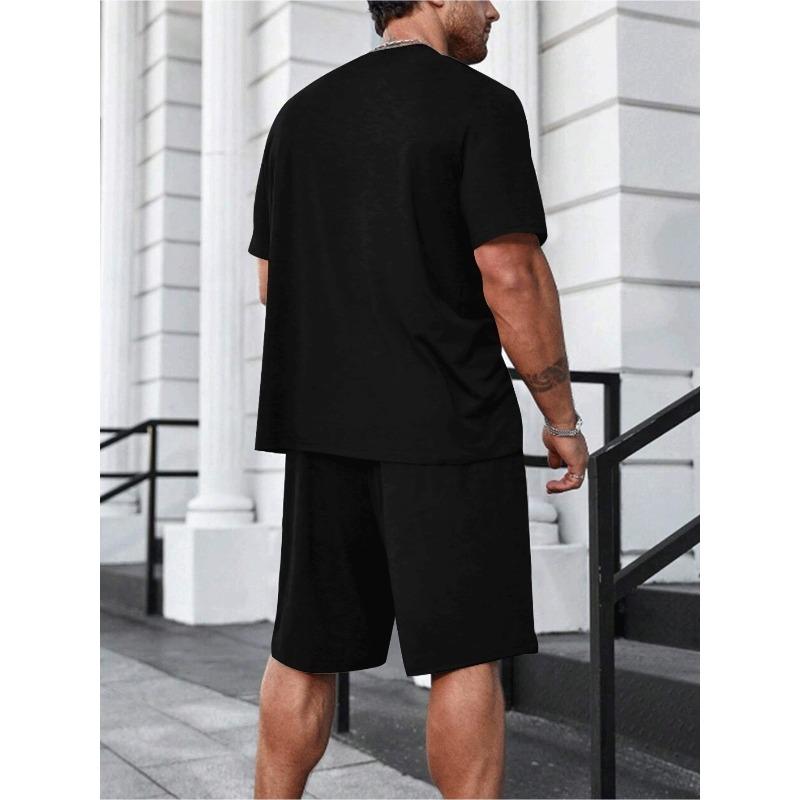 European Size Men's short-sleeved T-shirt , casual sports regular T-shirt top spring and summer, as a gift