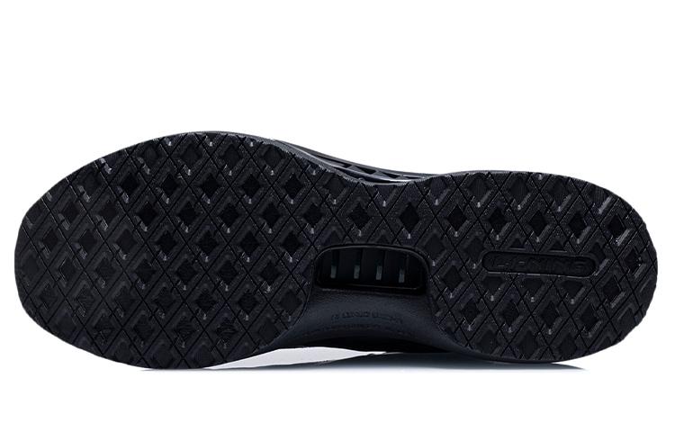 Li Ning Comet Breathable Low Top Running Shoes Men's Black AGLR037-1