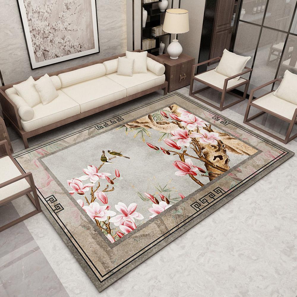 New Chinese Style Carpets for Living Room Lounge Rug Entrance Door Mat Bedroom Carpet Coffee Tables Mat Area Rug Large Washable