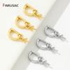 18K Gold Plated Pendant Bail Clasps With Pearl Mounting,Brass Jewelry Connector Clasps DIY Handmade Jewelry Findings Wholesale