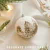 8Cm Foam Sequin Christmas Balls Shatterproof Colorful Hanging Ornaments For Xmas Tree Decorations Party Home Holiday Decor