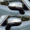2PCS Car Rear View Mirror Side Stripe Badge 3D Sticker Car Styling for SEAT Leon FR 5 6 Alhambra MK3 MII Altea 5F Ibiza Toledo Cordoba