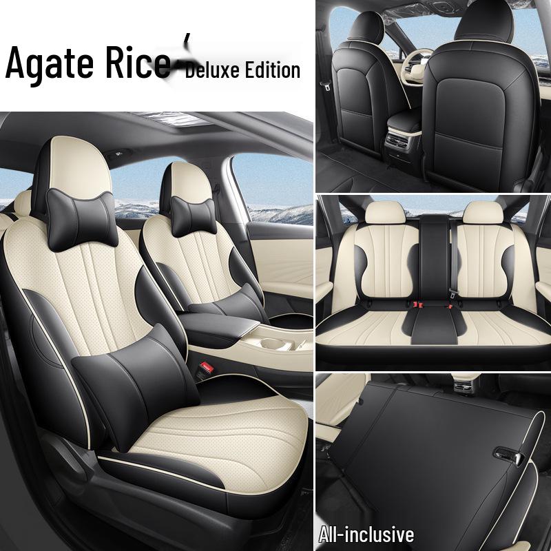 Roewe M7DMH Original Perforerade Läder Bilbarnstolsskydd - Andningsbara & Hälsobevarande