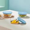 BAILOCK 3-teiliges Glas-Lebensmittelaufbewahrungs-Set