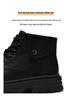 Men's Large Size High-Top Martin Boots - British Style, Plush Lined, Warm Snow Boots