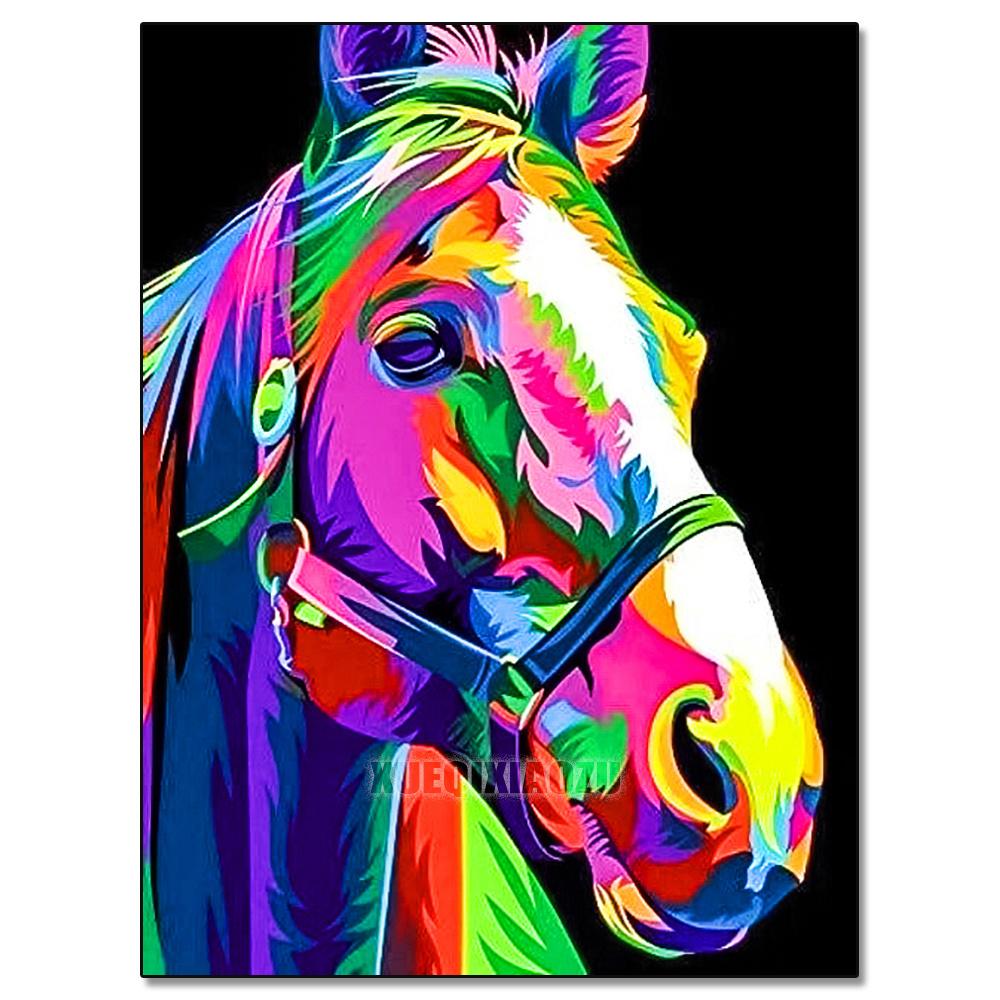 Peinture au Diamant 5D DIY Animaux Lion Chat Tigre Kit de Point de Croix Broderie Diamant Ronde Complète Mosaïque Artistique Image de Strass