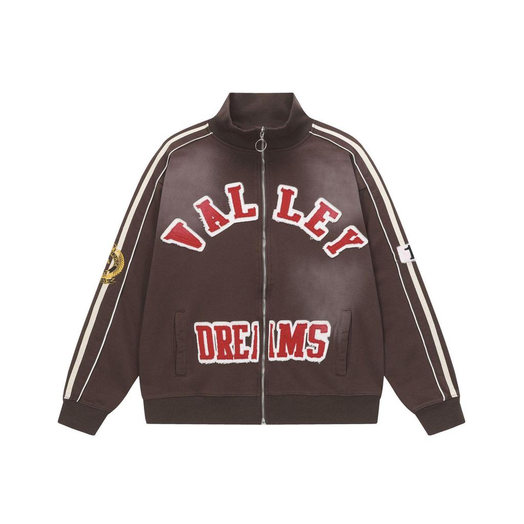 2025 Autumn/Winter V@ALLEY Trendy Pattern Print Zipper Hoodie Collection