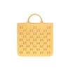 Gucci Hollow Design Solid Color Rubber Tote Bag Tote Bag Shopping Bag Handbag Children's Bag Children's Model Yellow