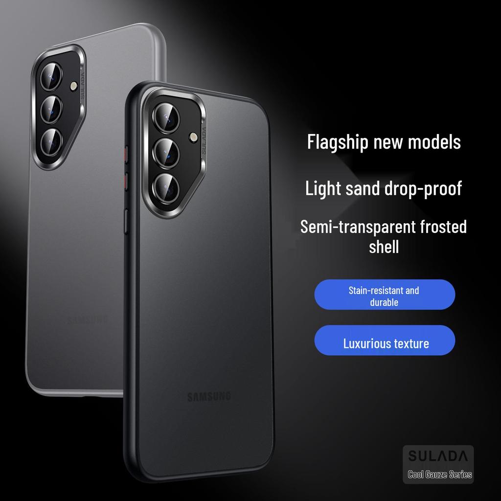 Samsung S26 Ultra Semi-Transparent Frosted Protective Case for S26 and S25 Plus - Skin-Feel, Light Luxury, Drop-Proof Design
