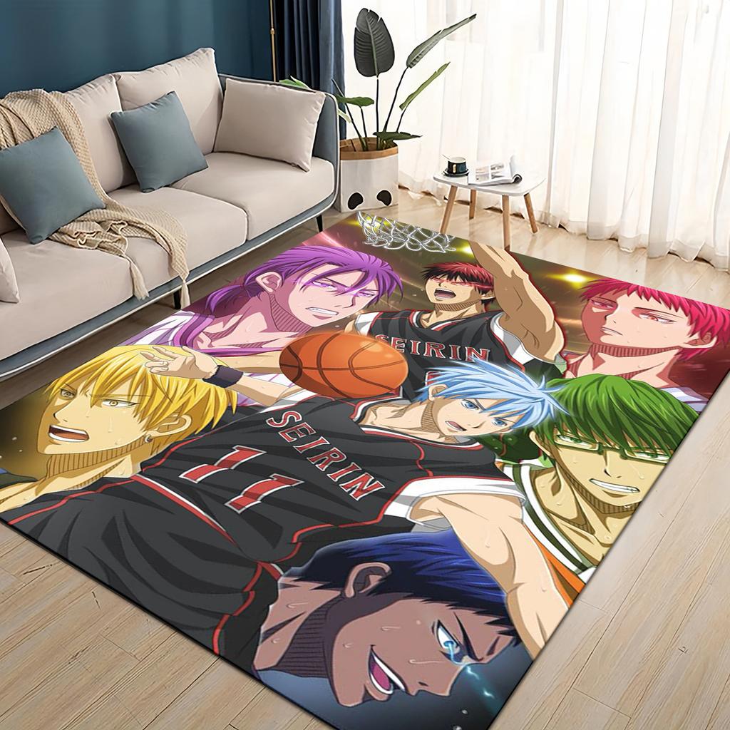 27 Styl Nowy Kreskówkowy Anime Kuroko no Basket Dywanik Dywan do Salonu Sypialni Dekoracja Domowa Sofa, Mata Podłogowa Antypoślizgowa do Zabawy dla Dzieci