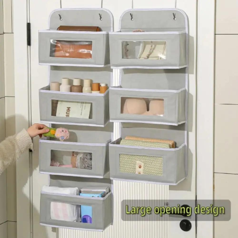 1pc Multi-pocket Design Storage Hanging Bag Simple Style Wall Hanging Large Capacity Storage Debris Storage Door Hanging