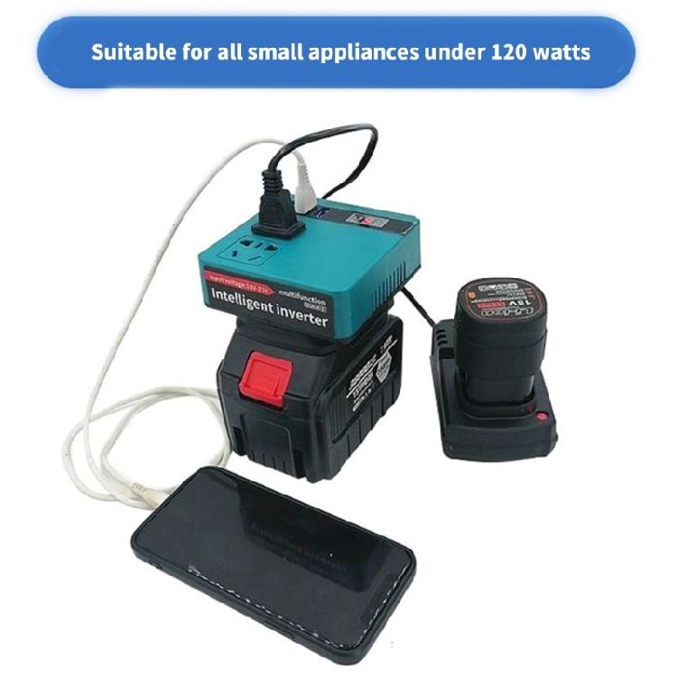 18V-21V to 220V Output Inverter Charger For Smartphones, Tablets, And Small Appliances Power Station Generator